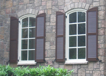 example of plantation shutters